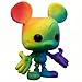 Funko POP Disney: Pride - Mickey Mouse (Rainbow), 3.75 inches, Multicolor