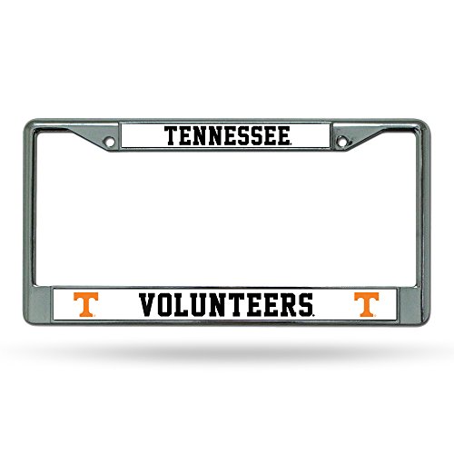 Tennessee Volunteers Design Chrome Metal License Plate Frame