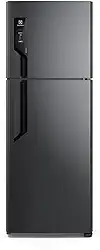 Geladeira Electrolux Frost Free 480L Efficient AutoSense Duplex Black Inox Look (TF71B) 127V