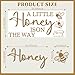 A Little Honey is on the Way Baby Shower Party Decal Sign, Honey Bee Themed Gender Reveal Girl or Boy Baby Shower Decal, Welcome Baby Party Balloon Arch Decal, 1.8