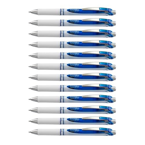 Pentel EnerGel roller gel bleu 0.7mm anti-bavure pour gaucher