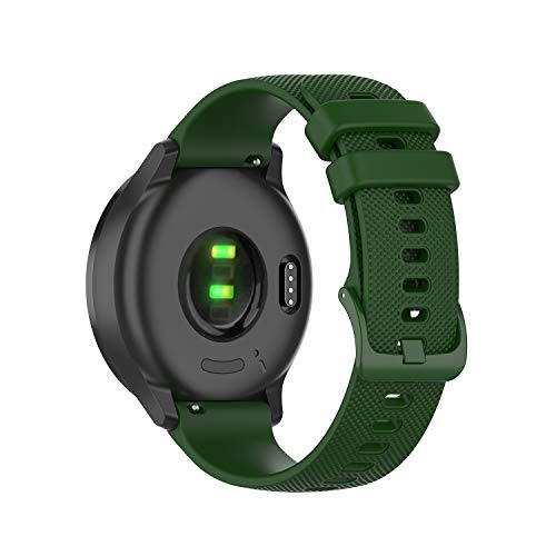 REYDA Silicone Strap Compatible for Garmin Forerunner 55/158/165/245/570 42mm/645