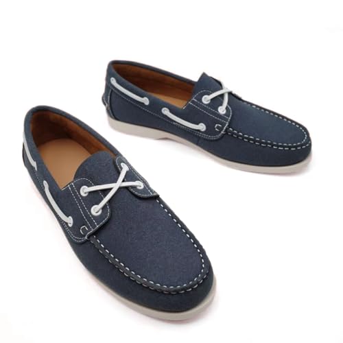 Finishing & Sewing Men's Classic Boat Shoes3