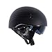 TORC T55 Spec-Op Half Helmet with 'Flag” Graphic (Flat Black, Large)