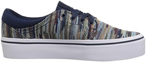 DC Women's Trase Platform TX LE Skate Shoe, Dark Navy, 11 Medium US | Image 5