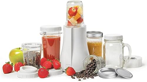 Tribest PB-350 Personal Blender for Shakes and Smoothies with Portable Blender Cups, White, Large