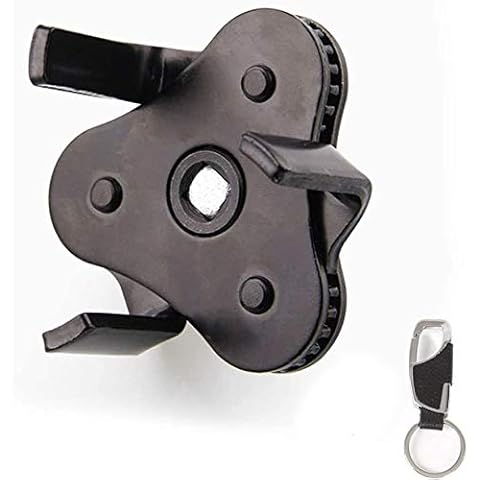 Oil Filter Wrench 53mm - 108mm Diameter Removable Filter Universal Car Tool Black Cover