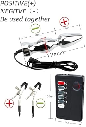 Tapón anal eléctrico para electroestimulación eléctrica, Electro Shock Anal Plug, Estimulación eléctrica Pinza para pezones Dilatador Accesorios SM juguetes sexuales para parejas de mujeres y hombres