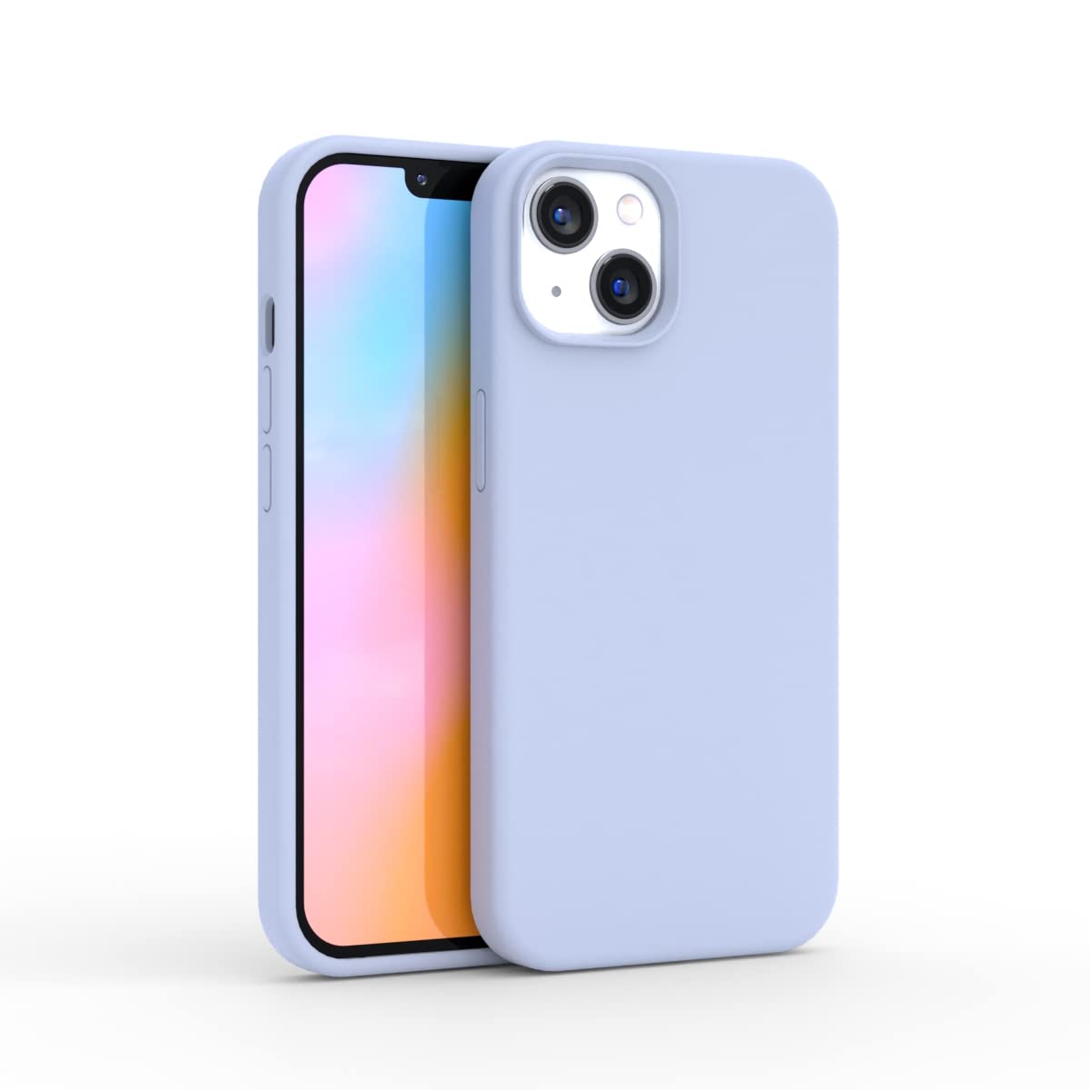 FELONY CASE - Pastel Blue iPhone 14 Plus Case -Liquid Silicone Phone Cover | Wireless Charging Compatible, 360° Shockproof Protective Case for Apple iPhone 14 Plus
