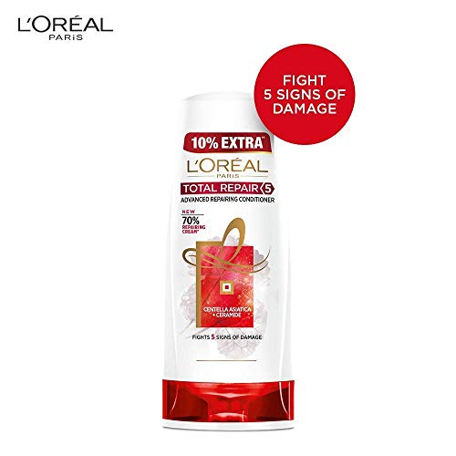 LOreal-Paris-Total-Repair-5-Shampoo-640ml-Combo-with-Conditioner-175ml-Serum-40ml-FREE L'Oreal Paris Total Repair 5 Shampoo 704ml Combo with Conditioner, 192.5ml + Serum, 40ml FREE