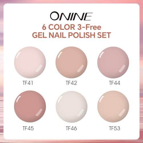 Set 6 esmaltes en gel nude rosa 10g 3-Free miniatura 3