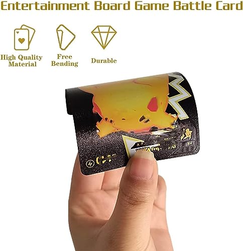 Image of VARIYA ENTERPRISE New Playing Cards | 55 Pcs Gold Foil Card | Assorted Cards TCG Deck Box | V Series Cards Vmax GX Rare Golden Cards and Common-Rare Mystery Card | Best Gift for Kids
