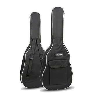 YPEZ Sac De Concert De Guitare Acoustique en Tissu Oxford De 40/41 Pouces, Sac à Dos étanche Double Bretelles… - Les Beatles, Paul McCartney, John Lennon, RIngo Starr, George Harrison