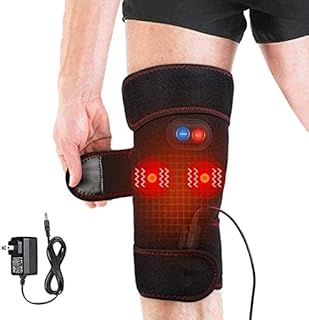 2-in-1 Knee Brace, Support for Arthritis, Knee Heating Pad for Hot or Cold Therapy Keep Warm, Electric Heated Knee Wrap for Pain Relief and Massage