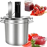 Ofyphth Automatischer Topfrührer mit 30L/40L/50L/60L Fassungsvermögen, Gewerblicher automatischer Lebensmittelmixer, 4-Klingen-Schaber, für Saucen, Marmeladen, Fleischsaucen, Chilisaucen. 60L