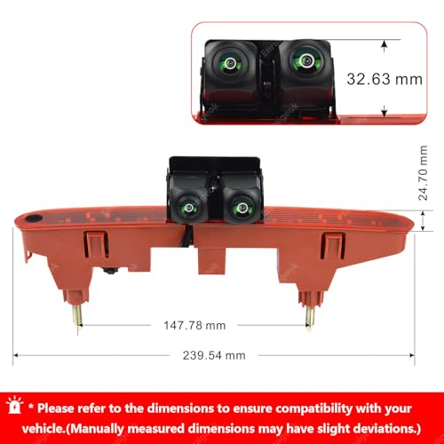 Caméra de recul HD double objectif Berlingo et Combo E écran 17,8 cm - 4