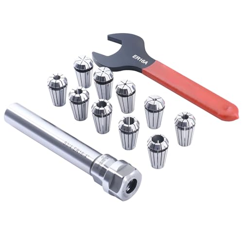Colliers ER16 pour usinage précis avec support droit de 1,9 cm - 6