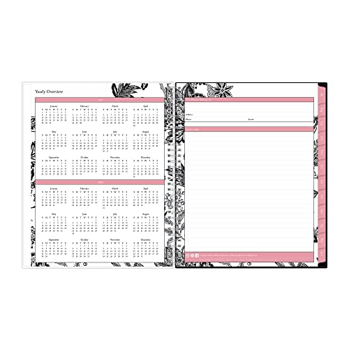 Blue Sky 2023-2024 Academic Year Weekly And Monthly Planner, 8.5" X 11", Flexible Cover, Wirebound, Analeis (130606-A24) #TOP3