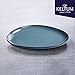 Keltum Smokey Blue Glazed Stoneware Serving Plate, 15