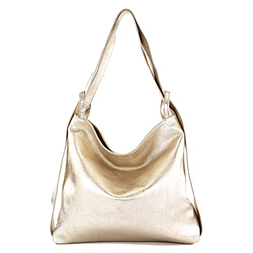 modamoda de T192 Damen Leder Rucksack...