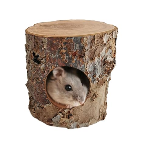 Habitat House Hideout for Hamster Mice, Gerbils Mouse and Other Small Size Animal Pets,Small Pets Woodland House Habitats Decor for Hamster Mice Gerbils Mouse