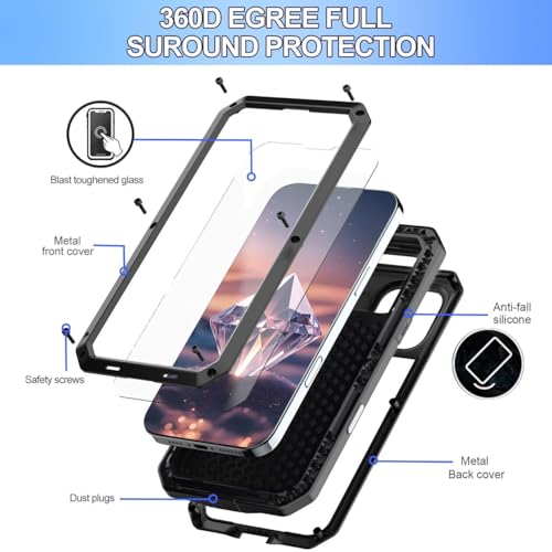 Coque iPhone 16 Pro Max Gorilla noire antichoc