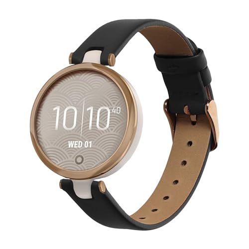 kwmobile Real Leather Watch Strap Compatible with Garmin Lily Sport - Fitness Tracker Replacement...