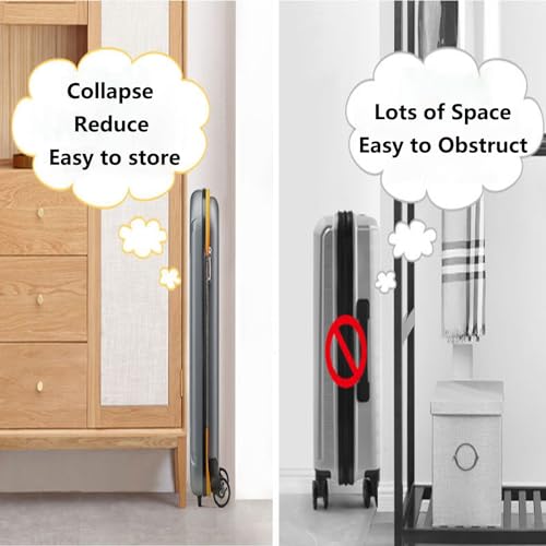 Portable and Foldable Suitcase, High Resilience, Ergonomic Design Anti-Friction and Anti-Slip, Large Luggage2