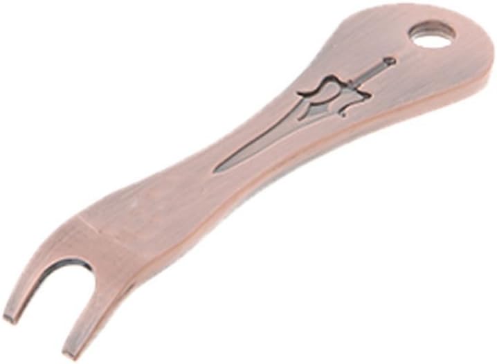 Zittop Acoustic Guitar Bridge Pins Puller Peg Remover - Strings Change - Multifunction Guitar Peg Puller Bridge Pin Remover Extractor Removal Metal Handy Tool Kit Accessories (Bronze)
