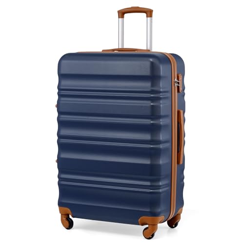 COOLIFE Large Suitcase 28 Inch, Extra Large Hardshell Checked Luggage with TSA Lock, Smooth Wheels, Durable ABS+PC Travel Suitcase for International Flights Overseas Journey（Apple Green） 28