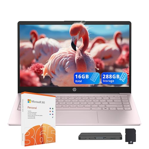 HP Stream 14" HD Laptop, Intel N150, 16GB RAM, 128GB SSD miniatura 1