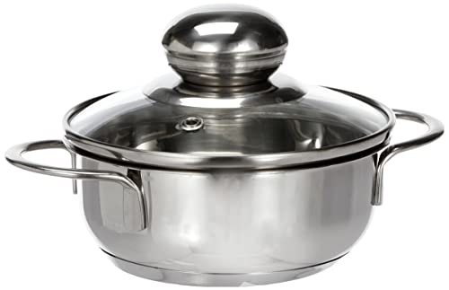 Krüger Karl Edelstahl Bratentopf Saturn, 12 cm