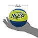 Nerf Dog Chewable Ball Dog Toy with Interactive X-Ring Design, Lightweight, Durable and Water Resistant, 6.5 Inch Diameter For Medium/Large Breeds, Two Pack, Orange/Blue & Green/Blue