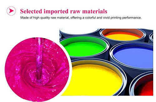 Aomya Ink Refill kit 6x100ml for HP 60 61 63 64 65 902 932 952 564 Refillable Ink Cartridge for HP Envy 4500 4520 5643 OfficeJet 6500a 6500 6000 with 4 Syringes (3 Black, 1 Cyan, 1 Magenta, 1 Yellow)