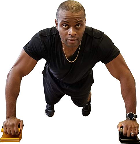 Bear Blocks Pushup Bars - Safe Push Up Board - Strength Training Pushup Stands Perfect For Home Gym & Traveling Fitness - Lightweight, Non-Slip Bodyweight Training Workouts Blocks #TOP7