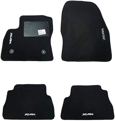 Tappetini Auto Per Toyota Aygo 2014> – Set 4 Pezzi In Moquette Con 4 Loghi E Fissaggi Antiscivolo - 3