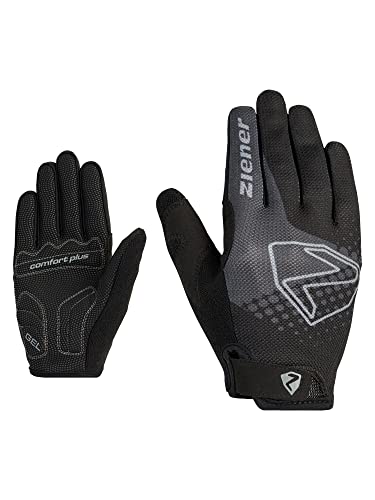 Gants de cyclisme de la marque Ziener Colo pour enfant respirants et noirs