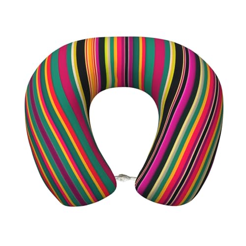 Almohada de viaje de poliéster color negro U miniatura 1