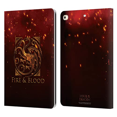 Étui portefeuille Targaryen pour iPad 9.7 en cuir House of The Dragon
