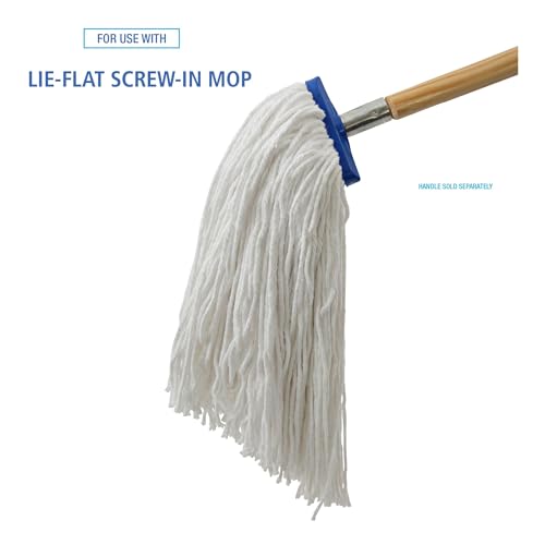 Boardwalk BWK720R 20 Oz. Economical Lie-Flat Rayon Fiber Mop Head thumb #2