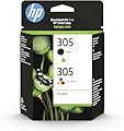HP 305 Nero e Tricromia, 6ZD17AE, Confezione da 2 Cartucce Originali, Compatibili con Stampanti DeskJet seri 2700, 4100, Envy serie 6020, 6030, 6420, e 6430
