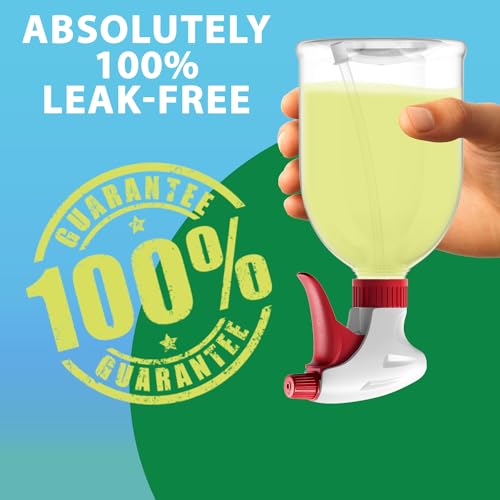 Spray Bottle - 2 Pack - Mist/Stream, 16 Oz Premium Empty Spray Bottles for Cleaning Solutions, 100% Leak-Proof, BPA-Free, Spray Bottle for Hair, Plants, Pet, Vinegar, BBQ, Rubbing Alcohol2