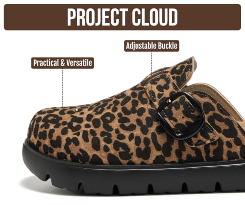Image of 100% Genuine Leather Platform Clogs for Women - Fall Shoes for Women 2026