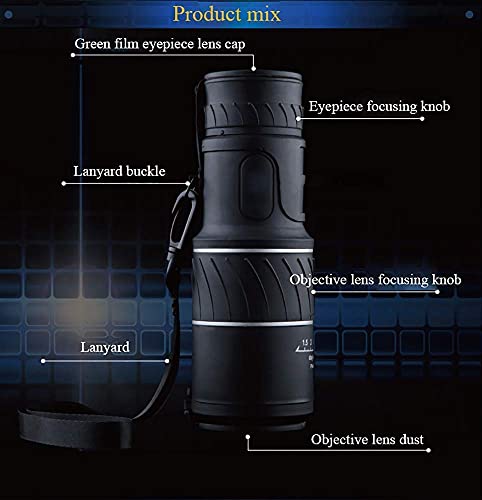 Monocular 40X60 de Alta Potencia Resistente al Agua miniatura 4