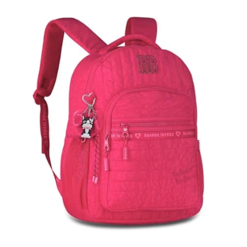 Mochila Rebecca Bonbon Bolsa Escolar Feminina RB27001 (Rosa)