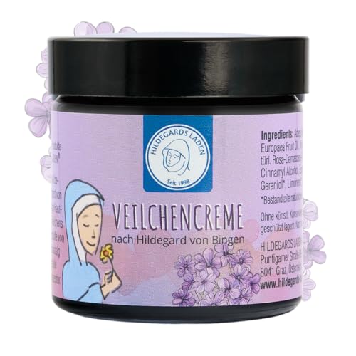 Veilchencreme | nach Hildegard von Bingen | 100% natürlich | Pflegecreme | originalgetreu | 50 ml