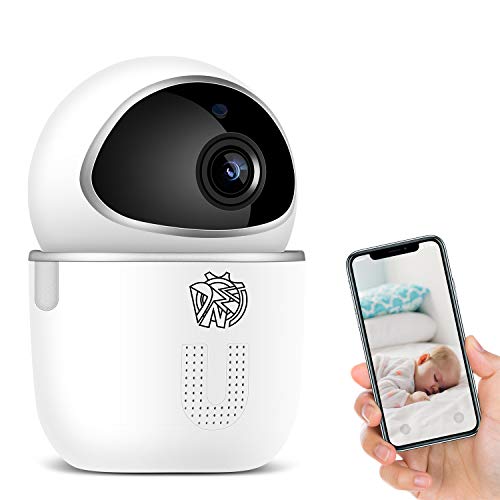 Doenssi Baby Monitor Pet Camera Indoor Security Camera Wireless 1080P HD 2.4G WiFi IP with Pan/Tilt Night Vision Motion & Sound Detection 2 Way Audio MicroSD Cloud Storage for Home Security