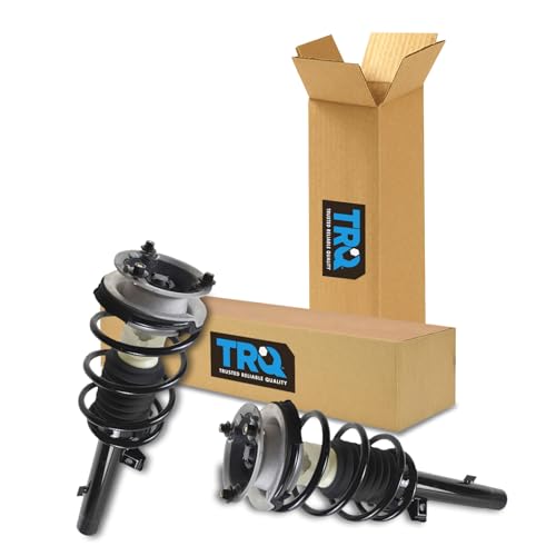 Image of TRQ Front Driver and Passenger Side Strut and Spring Assembly Set | For 07-11 BMW 328i RWD 07-11 335i RWD 08-13 128i 08-13 135i 06 325i 06 330i 09-11 335d