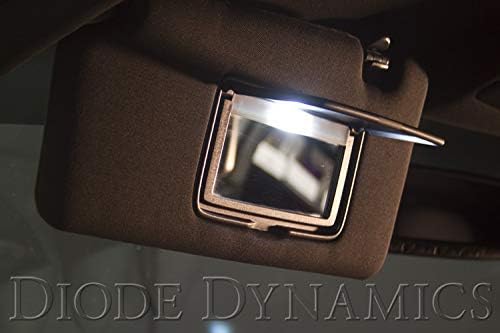 Miniatura 2 de Diode Dynamics Luces LED de vanidad compatibles con Nissan 370Z 2009-2016 (par), fusible SMF2 de 1.102in, blanco frío (6000 K)