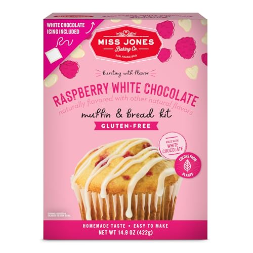 Gluten-Free Raspberry White Chocolate Muffin And Bread Kit